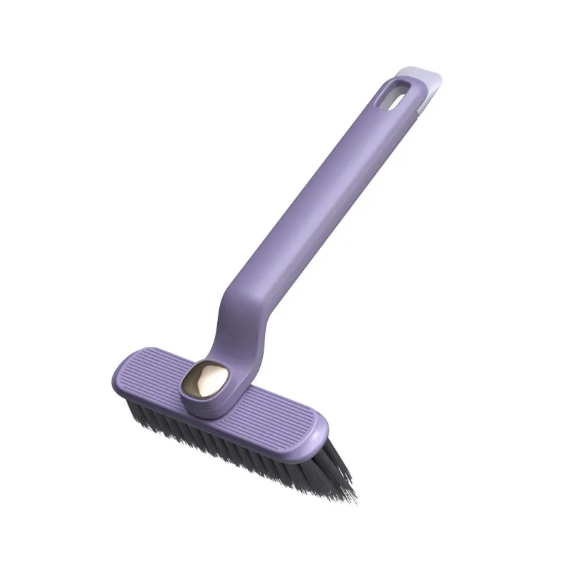 WC-CB 3-in-1 360-degree swivel crevice cleaning brush in purple
