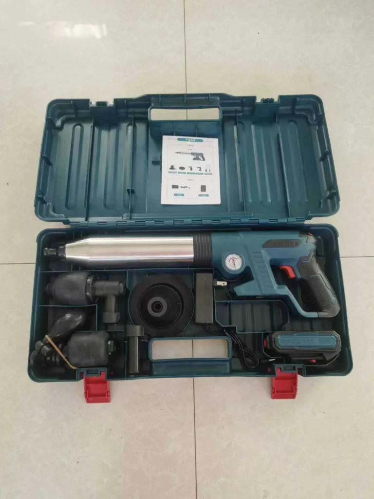 LD-001 SY-7022 rechargeable drain opener kit with removable battery and carry case