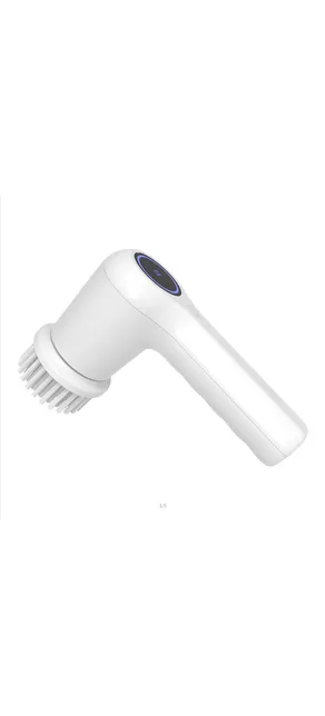 G017 compact handheld electric scrubber with interchangeable brush head, from Wancomee 2026 catalog