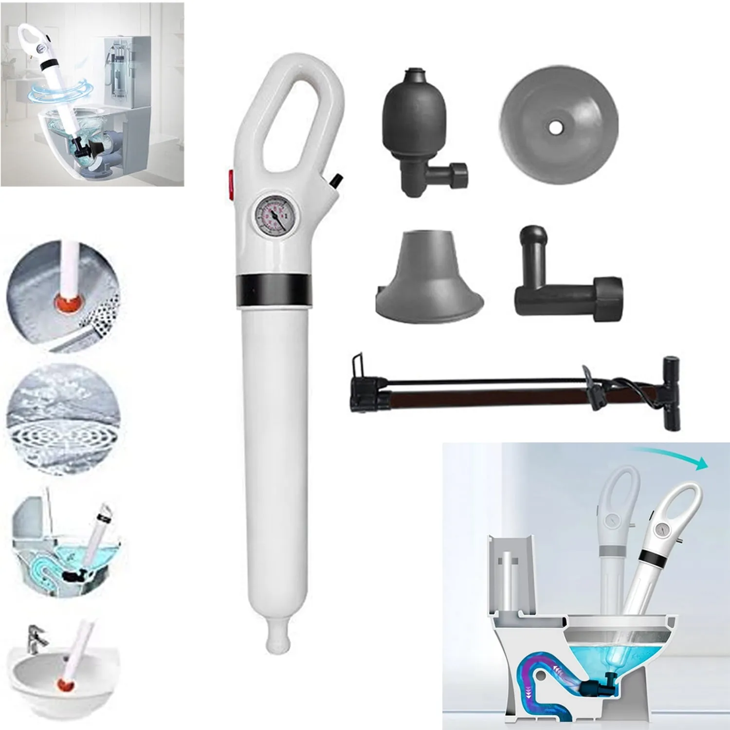 WC-P002 drain cleaner application scenarios