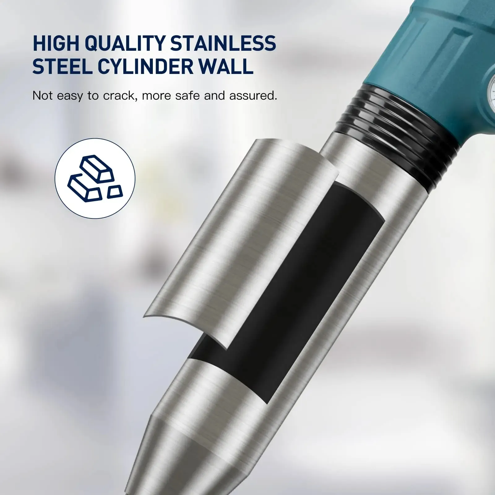 WC-P003 stainless-steel cylinder wall detail