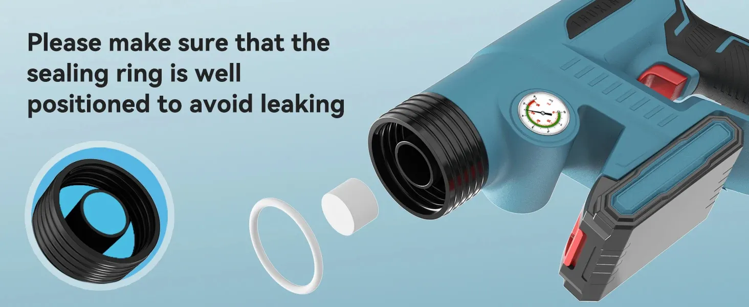 WC-P003 sealing ring installation reminder