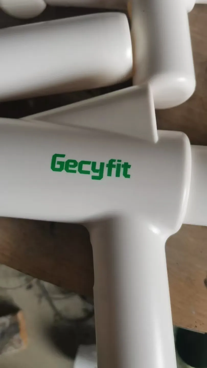 Green screen-printed logo on a white drain cleaner housing