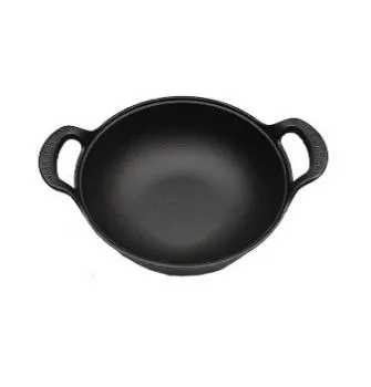 Z-001 deep rounded bowl with two integral loop handles