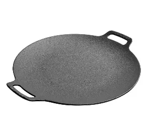 Plancha cóncava de hierro fundido con dos asas Z-009