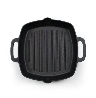 Sartén grill cuadrada profunda con dos asas Z-024
