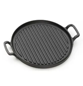 Sartén grill redonda con dos asas Z-040