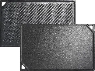 Plancha reversible con aberturas en las esquinas Z-048