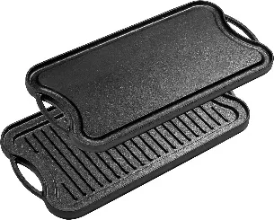 Plancha reversible con asas curvas Z-050