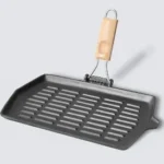 Cast Iron Grill Plate, Folding Handle | Z-071