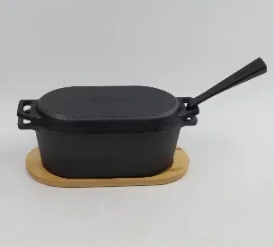 Olla rectangular de hierro fundido para pan Z-80 — vista 1