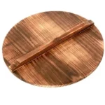 Round Wooden Pot Lid with Crossbar Handle | Z-100