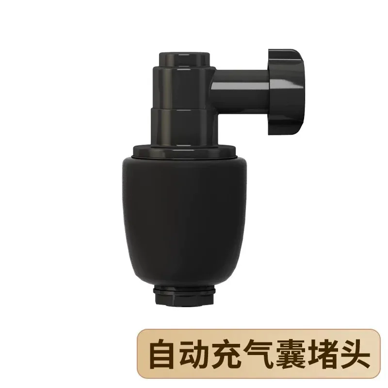Hand bulb and hose assembly for manual drain cleaner inflation