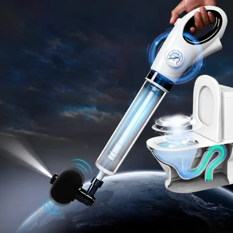 HX-002 electric drain unblocker with pressure gauge and clear cylinder