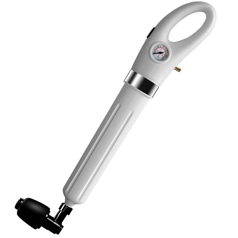 HX-SD manual air drain blaster with loop handle and pressure gauge