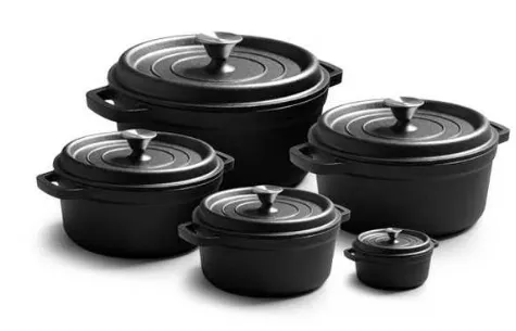 WC-CI1003 cast iron Dutch oven size series