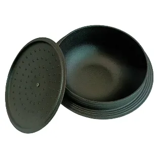 Olla de hierro fundido con tapa, estilo Yanbian Z-031