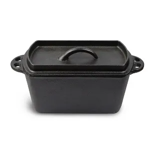 Olla rectangular de hierro fundido para pan Z-80