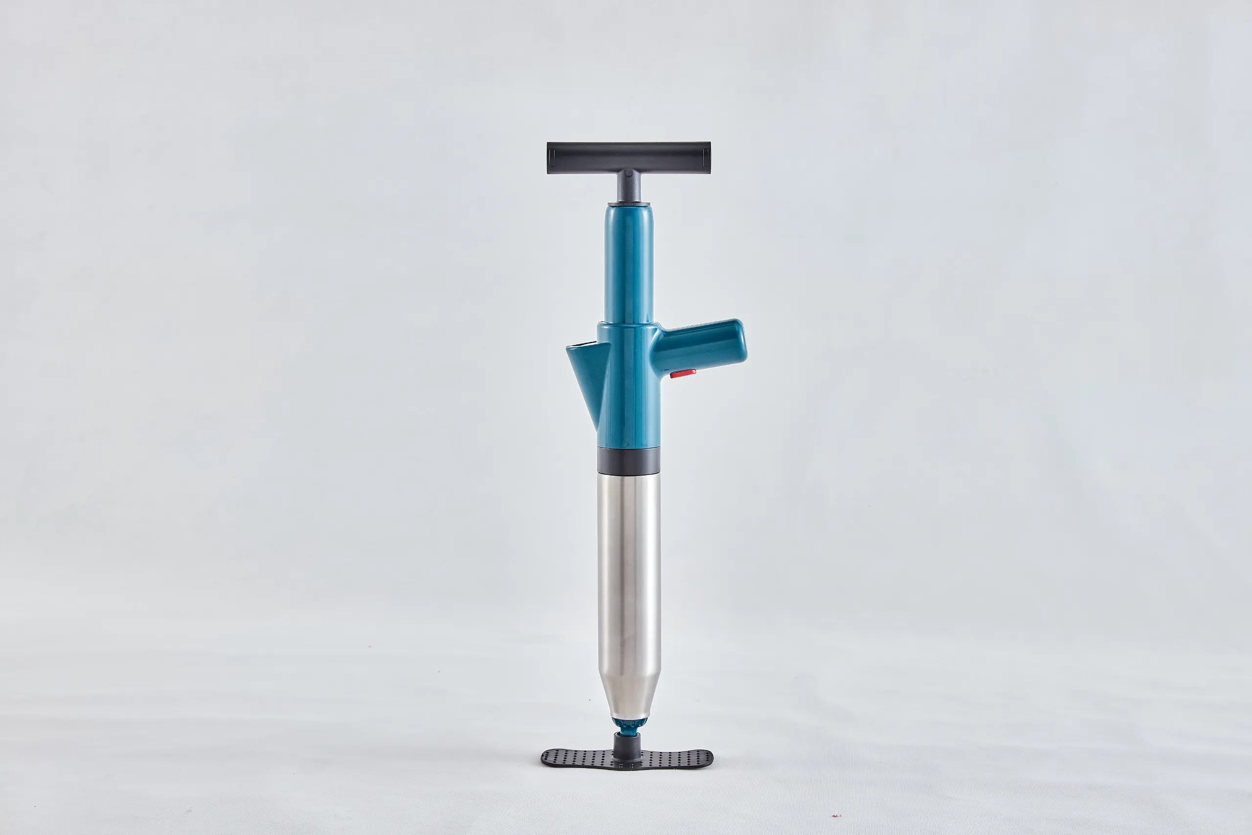 WC-P009 28th-generation manual stainless-steel drain cleaner complete upright view